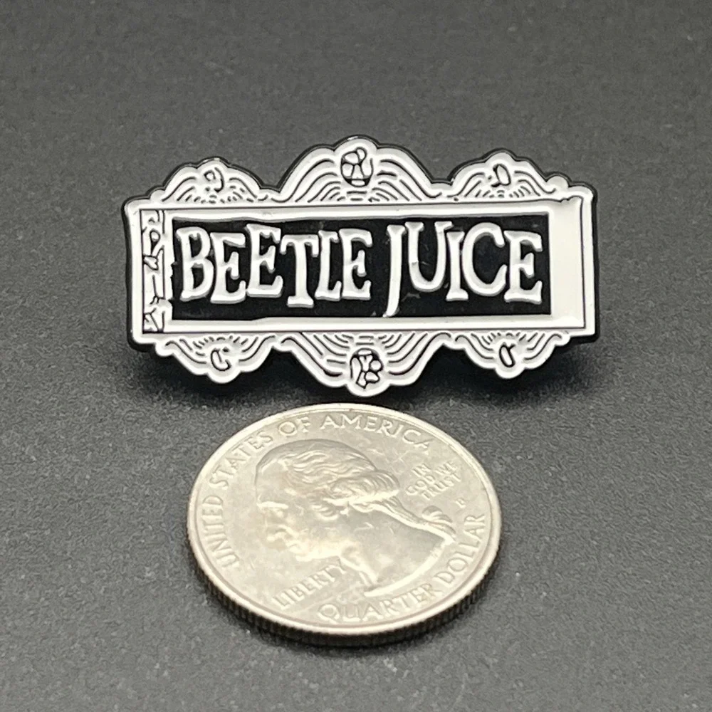 Beetlejuice‎ Movie Tim Burton Lapel Hat Pin